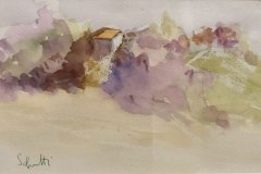 Borgo, acquerello, cm 23x15