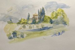 schizzo soliano, acquerello, cm 20x30