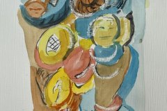 Donna,  acquerello, cm 21x30