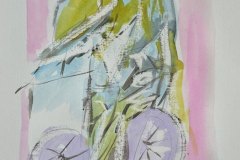 Bicicletta. acquerello, cm 21x30