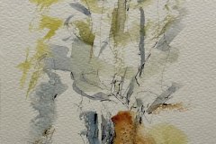 Alberi, acquerello, cm 13x18