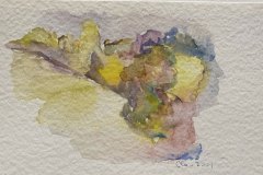 Paesaggio, acquerello, cm 18x23