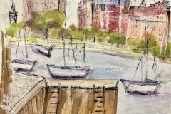 Vista Chicago, acquerello, cm 22x30