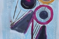 Ruote, acquerello, cm 30x40