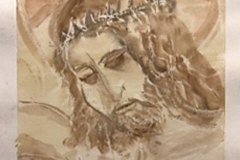 Gesù, acquerello, cm 25x40