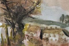 Borgata, acquerello, cm 22x30