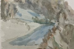 Torre, acquerello, cm 18x25
