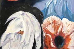 Anemoni, acrilico, cm 50x70