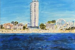 Cesenatico, acrilico, cm 40x50