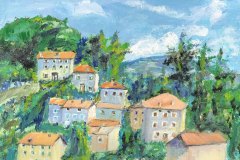 Montebaranzone, acrilico, cm  40x40