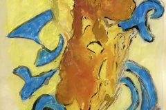 Sguardo, china, cm 30x40