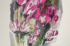 Fiori, china, cm 21x30