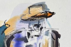 Cappello, china, cm 21x30
