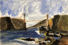 San Francisco, china, cm 48x33
