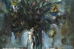 Fiori, olio, cm 40x50