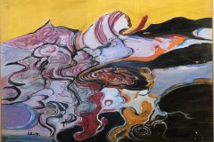 Movimenti d'acqua, olio, cm 65x70