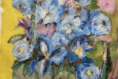 Fiori, olio, cm 40x60