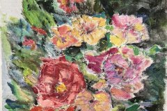 Rose, olio, cm 24x38