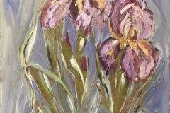Iris, olio, cm 50x70