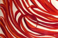 Fiammata, olio su tela, cm 100x70