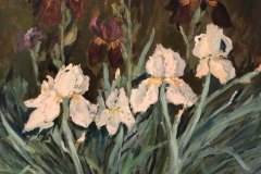 Iris, olio, cm 44x50