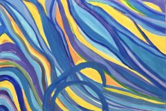 Movimenti, olio, cm 70x100