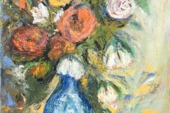 Vaso di fiori, olio, cm 50x70