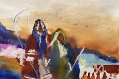 Pastori, china e cera, cm 22x40