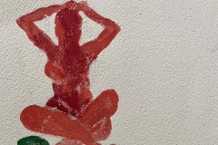 Figure Femminili, china  cera, cm 30x25