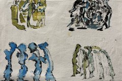 People, china cera, cm 30x40