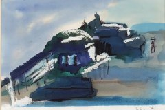 Sul Mare, china e cera, cm 15x25