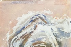 Riflesso di Donna, china e cera, cm 22x33