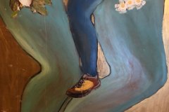 In Gamba, decoupage, cm 50x70
