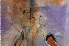 Albero,  china e gesso, cm 34x50