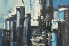 Chicago, china  e cera, cm 25x30