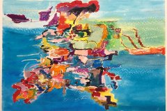 Universo, china e cera, cm 93x64
