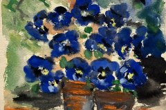 Fiori, tempera e cera, cm 20x32